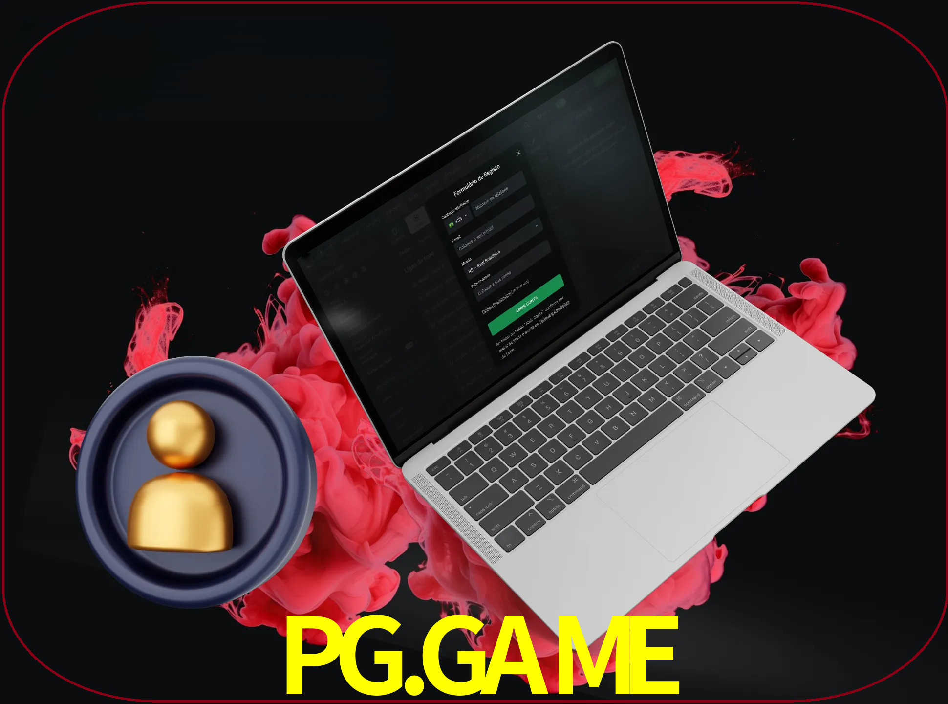 No cabeçalho do site pg.game, clique no botão que o levará a um formulário especial onde terá de introduzir as suas informações actuais.