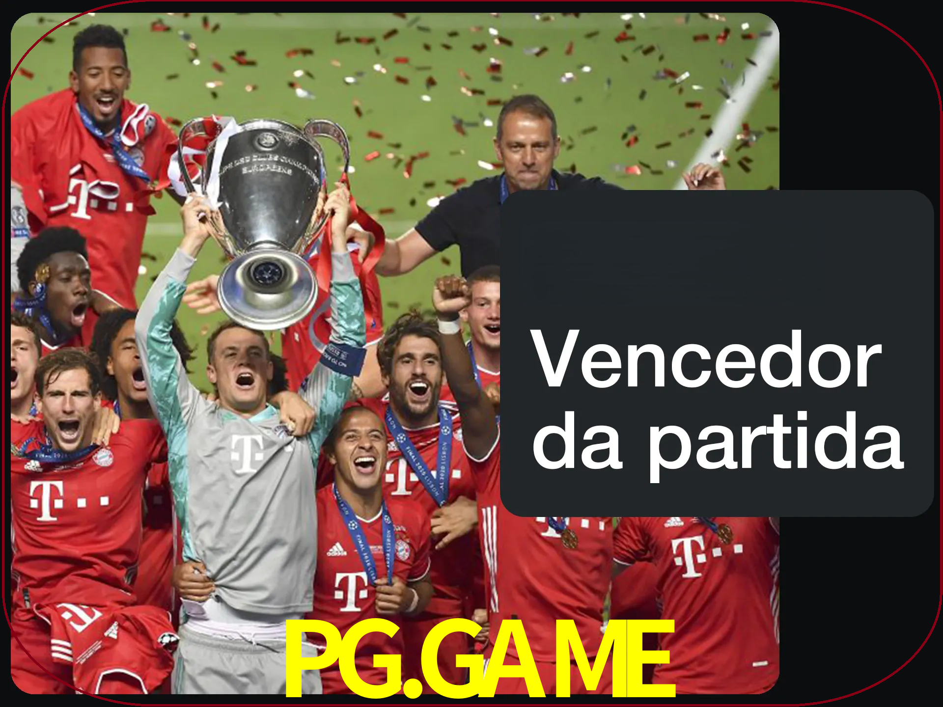 Aposte no vencedor e ganhe uma grande quantia de dinheiro.