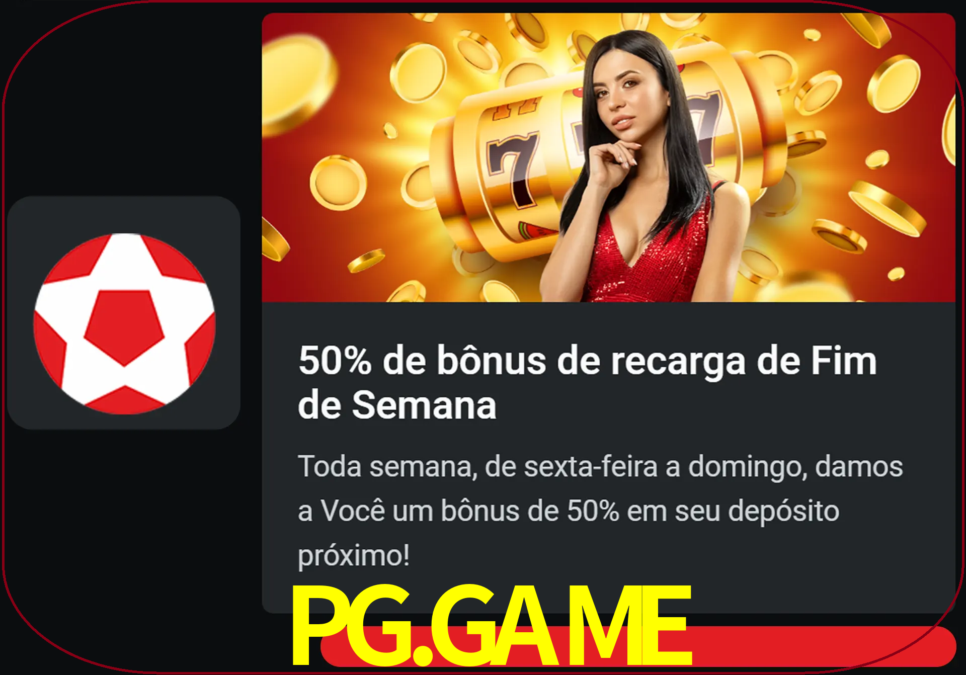 Volte a cada semana para receber novos bônus em dinheiro.