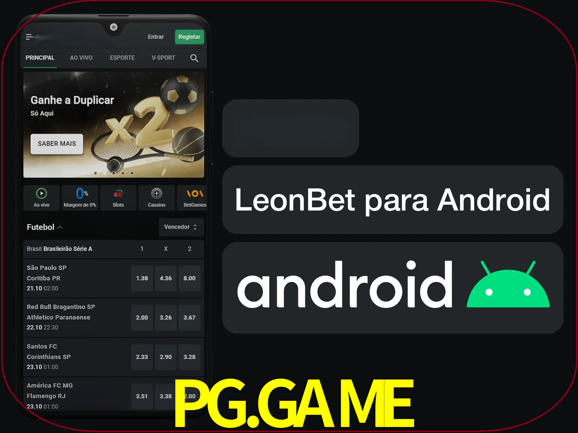 Adquira sua versão poket de LeonBet.