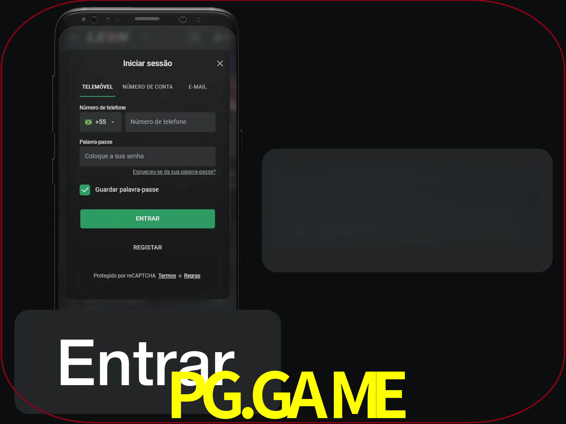 Faça o login para começar a apostar e jogar no cassino.