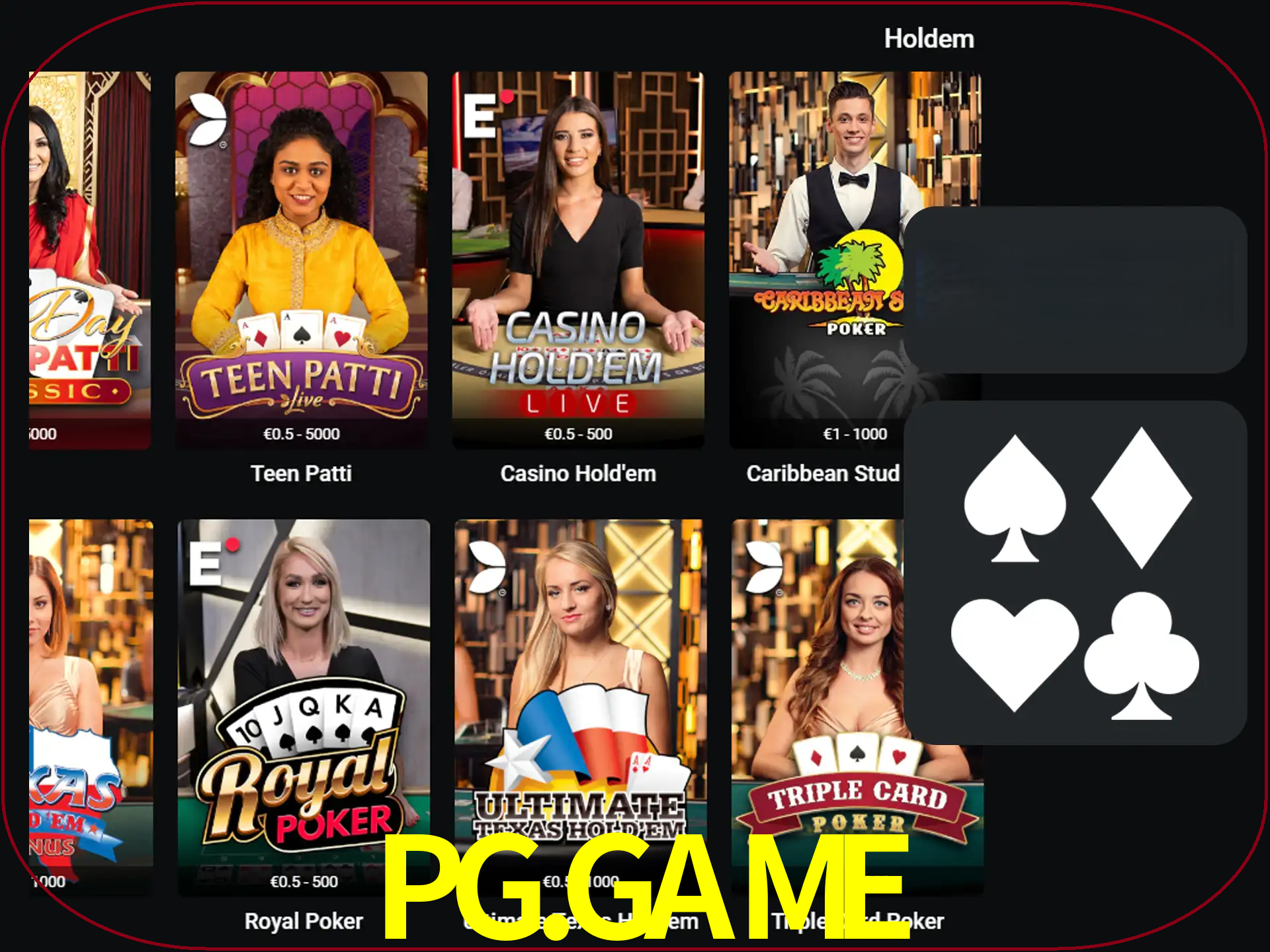 Ganhe todos os prêmios jogando pôquer.
