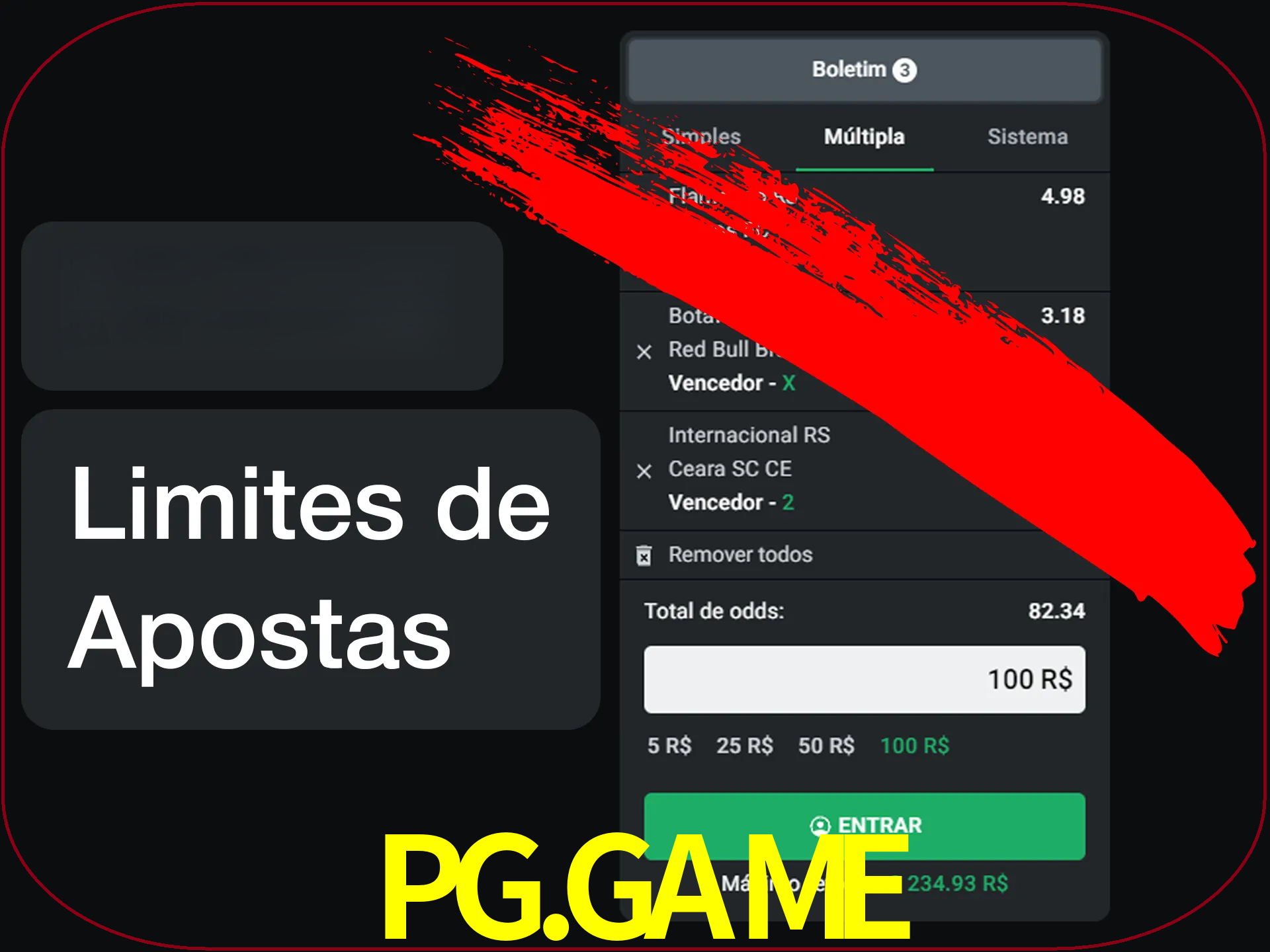 Não faça apostas loucas.
