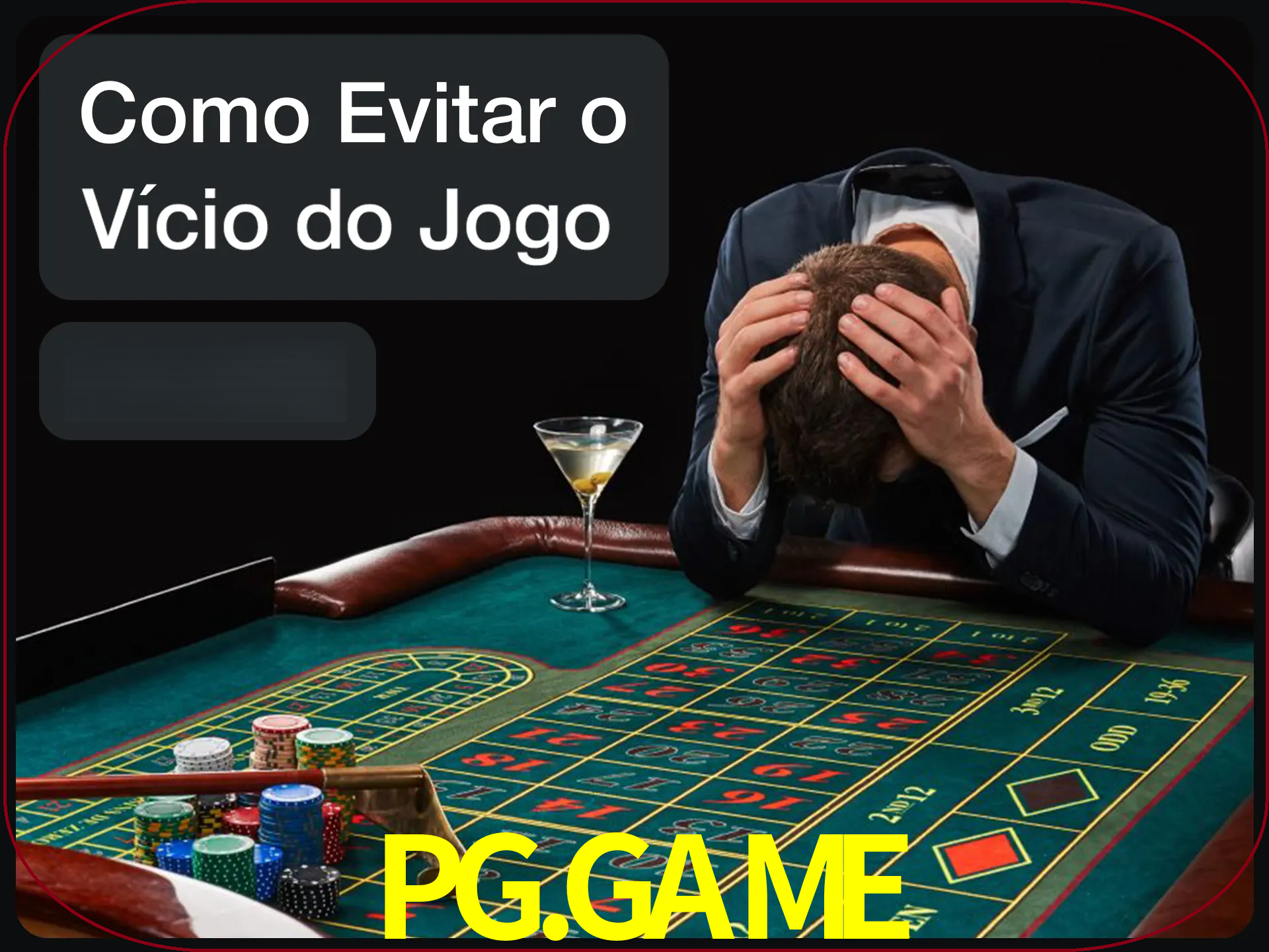 Você é responsável por cada uma de suas apostas.